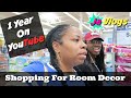 SHOPPING FOR THE GIRLS ROOM DECOR | 1 YEAR ON YOUTUBE | JaVlogs