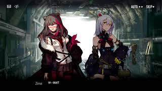 Arknights - Zima confronts Scavenger before deployment
