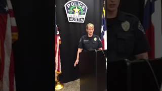 APD news conference regarding sexual assault near Guadalupe and Rio Grande Streets