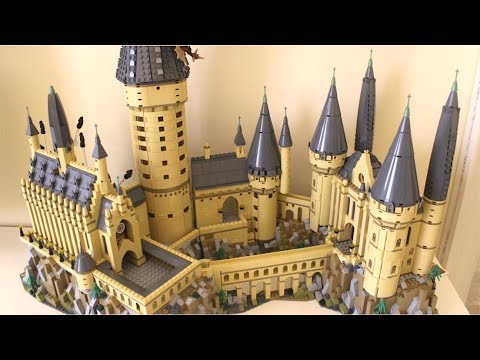 giant lego hogwarts castle