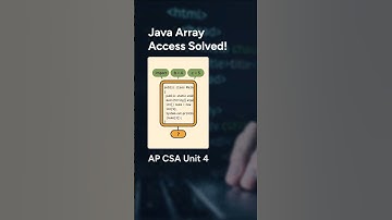 APCS Prep: Classic Java Array Question!