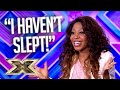 Party girl contestant Auditions having NOT SLEPT! | The X Factor UK