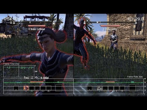 The Elder Scrolls Online PS4 vs Xbox One Gameplay Frame-Rate Test