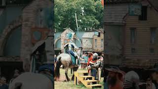 Jousting from bird’s eye view