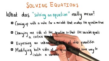 Solving An Equation - College Algebra