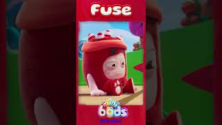 Meet 💪Fuse 🏆 | Meet the Minibods! | Baby oddbods on Moonbug Kids After School #shorts