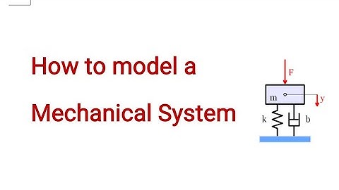 How to model a mechanical System for KTU Control System described in Malayalam