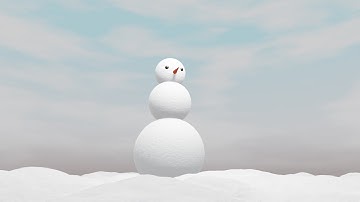 How to make snowman in blender 2.93 (PART 1)