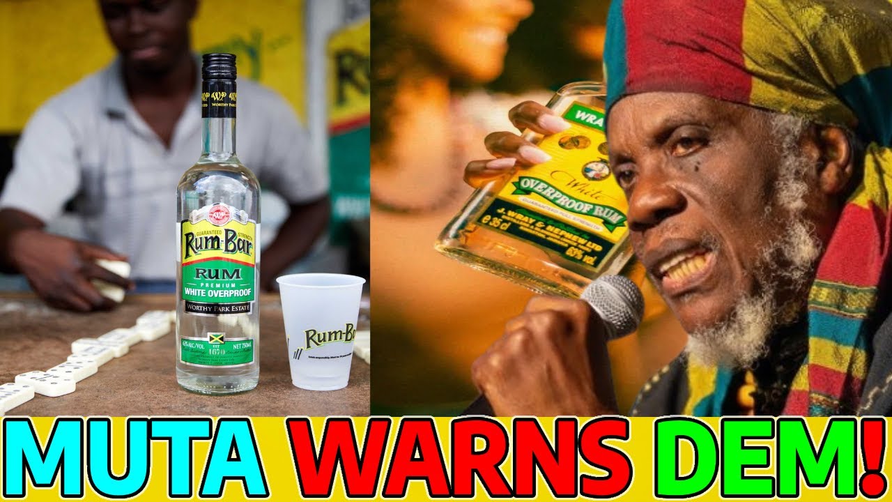 Rum Head Dem Rasta!! MUTABARUKA GIVE A Warning TO ALL~ Alcoholic Youth IN JAMAICA!! BIG DEBATE RASTA