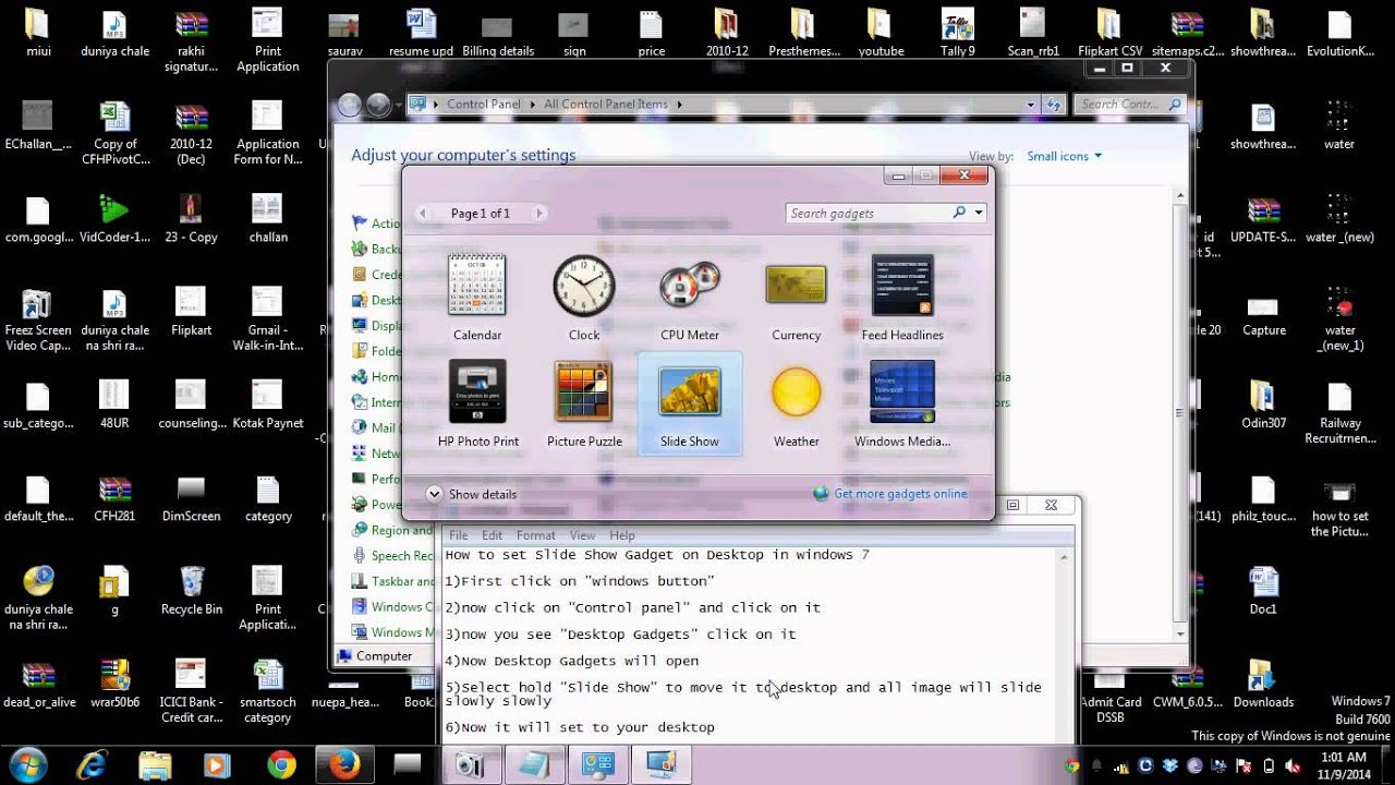 windows 7 slide show windows 7 slide show