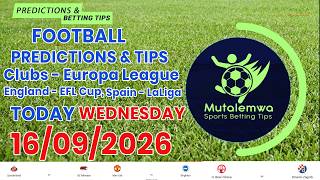FOOTBALL PREDICTIONS TODAY 16/09/2026 SOCCER PREDICTIONS |BETTING TIPS, #betting@sports betting tips screenshot 5