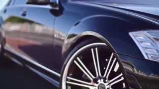 Mercedes Benz S63 on Black di Forza BM3 Savini Wheels