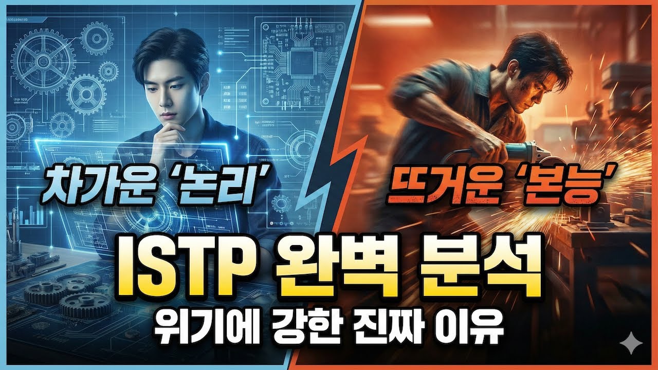 ISTP(만능 재주꾼) 심층 분석: 논리적인 두뇌와 즉흥적인 행동, 그 완벽한 모순의 매력 (성격유형 팩폭 & 성장 가이드)