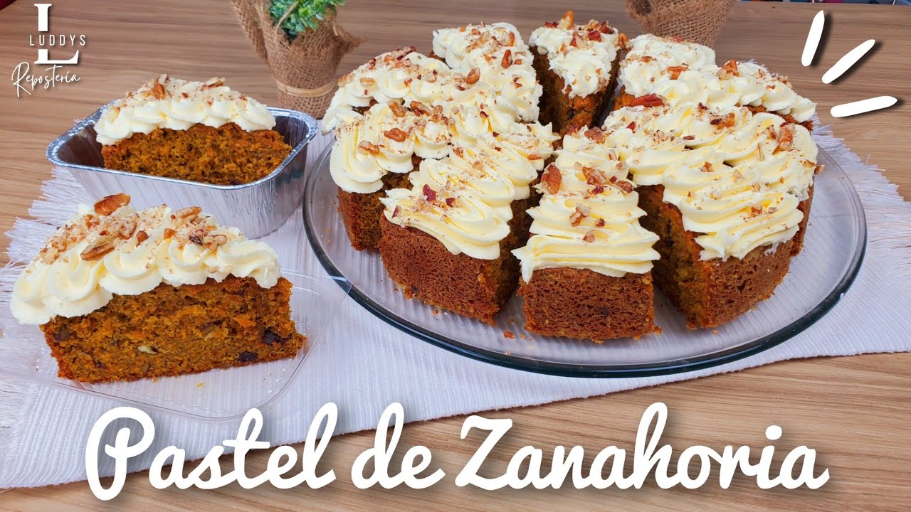 PASTEL DE ZANAHORIA PARA VENDER 🥕 REPOSTERÍA FACIL YouTube