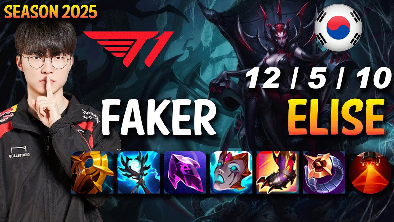 T1 Faker ELISE Support vs NEEKO - Patch 15.3 KR Ranked | lolrec