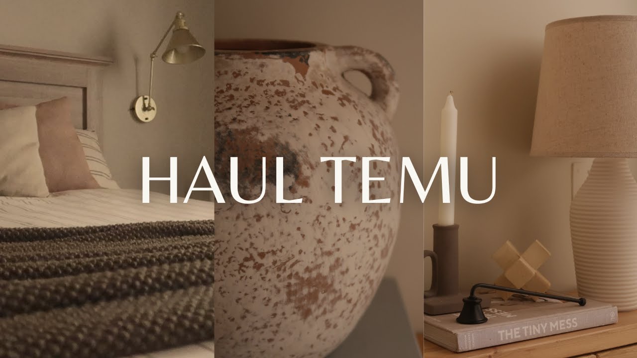 HAUL TEMU | DECORACIÓN, HOGAR Y MANUALIDADES 🏠🤎☕️| FANNY TÓRTOLA