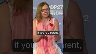 'You're already affected by climate change' - Katherine Hayhoe at COP27 #Shorts