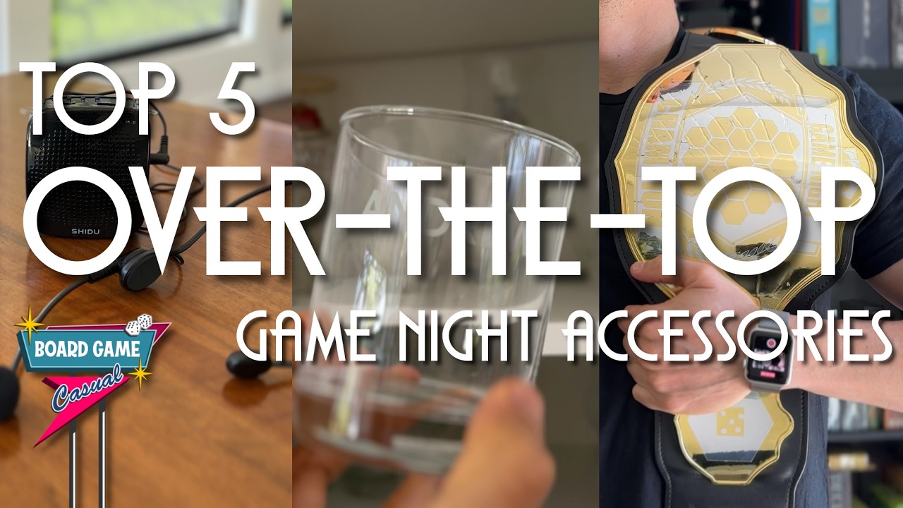 Top 5 OVERTHETOP Game Night Accessories YouTube