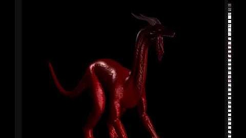 Black Dragon - Modeling, Texturing, Rigging in Blender (WIP 69) - Test Render