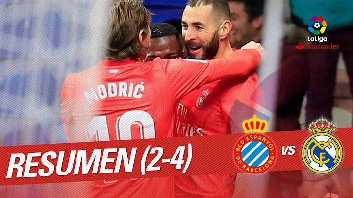 Resumen de RCD Espanyol vs Real Madrid (2-4)