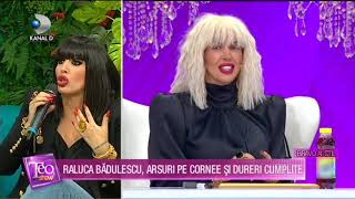 Teo Show (17.03.2020) - Raluca Badulescu, arsuri pe cornee si dureri cumplite!