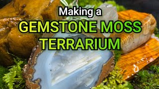 Making a Gemstone Moss Terrarium #makerschallenge5