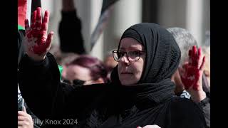 Silent Palestine March through Glasgow 27/04/2020  2