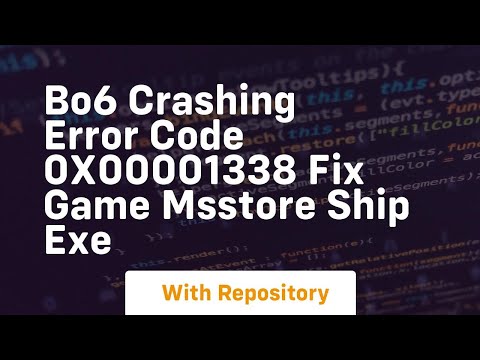 Bo6 crashing error