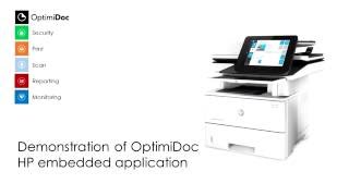 Demonstration of OptimiDoc HP Embedded Application Profile