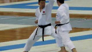 基本一本組手　演武　Kihon-ippon　kumite by Kurihara & Chubachi JKA