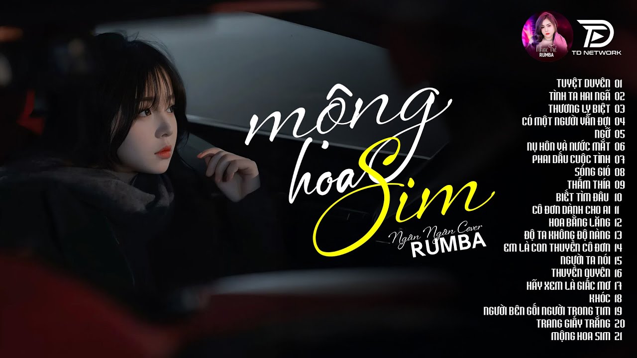 MỘNG HOA SIM, THƯƠNG LY BIỆT - ALBUM RUMBA XUẤT SẮC NHẤT 2025 - NGÂN NGÂN COVER CỰC HÓT