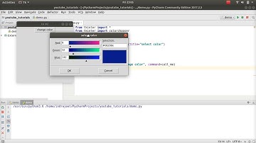 Python GUI Tutorial - 43 - Colorchooser - color dialog