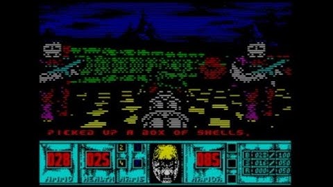 DOOM 128k v.1.5b Pre-release (1997) Walkthrough, ZX Spectrum