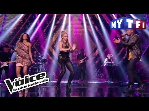 Lucie, Shakira et Black M chantent « Comme Moi » (Shakira & Black M) | The Voice France 2017