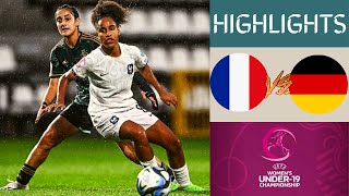 🇫🇷 France vs Germany 🇩🇪 UEFA Women's U19 Championship Highlights | Semi-Finals