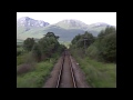 Steam to Mallaig 1985 Driver's eye view