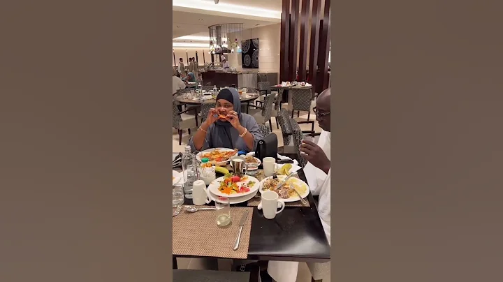 Mercy aigbe And her hubby eating #wedding #weddingparty #love #k1deultimate #mcoluomo