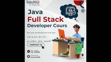 Java Full Stcak Developer Course in Ameerpet |IntelliQ IT #javafullstackdeveloper #java #ittraining