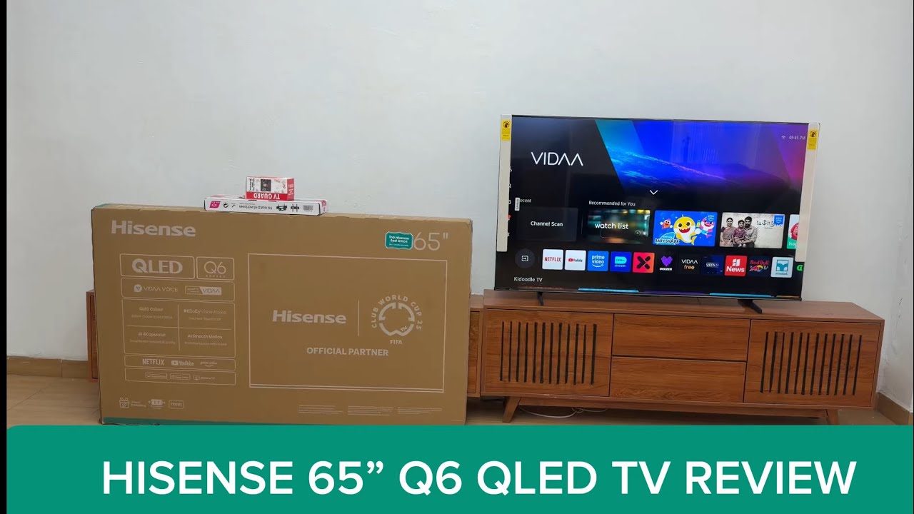 HISENSE 65” Q6 QLED TV REVIEW - YouTube