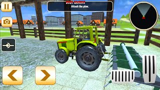 Real Tractor Driving Games - Farming Simulator - Android Gameplay screenshot 3