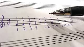 Time Signatures and How To Count Notes, Basic Music Theory