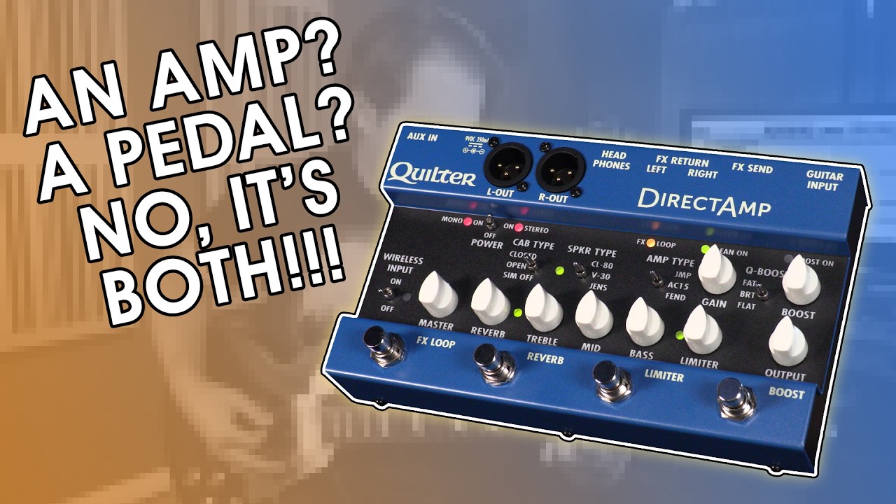 値下げました|Quilter Direct Amp｜ギターエフェクター Quilter's DirectAmp pedal amp promises Marshall, Vox, Fender