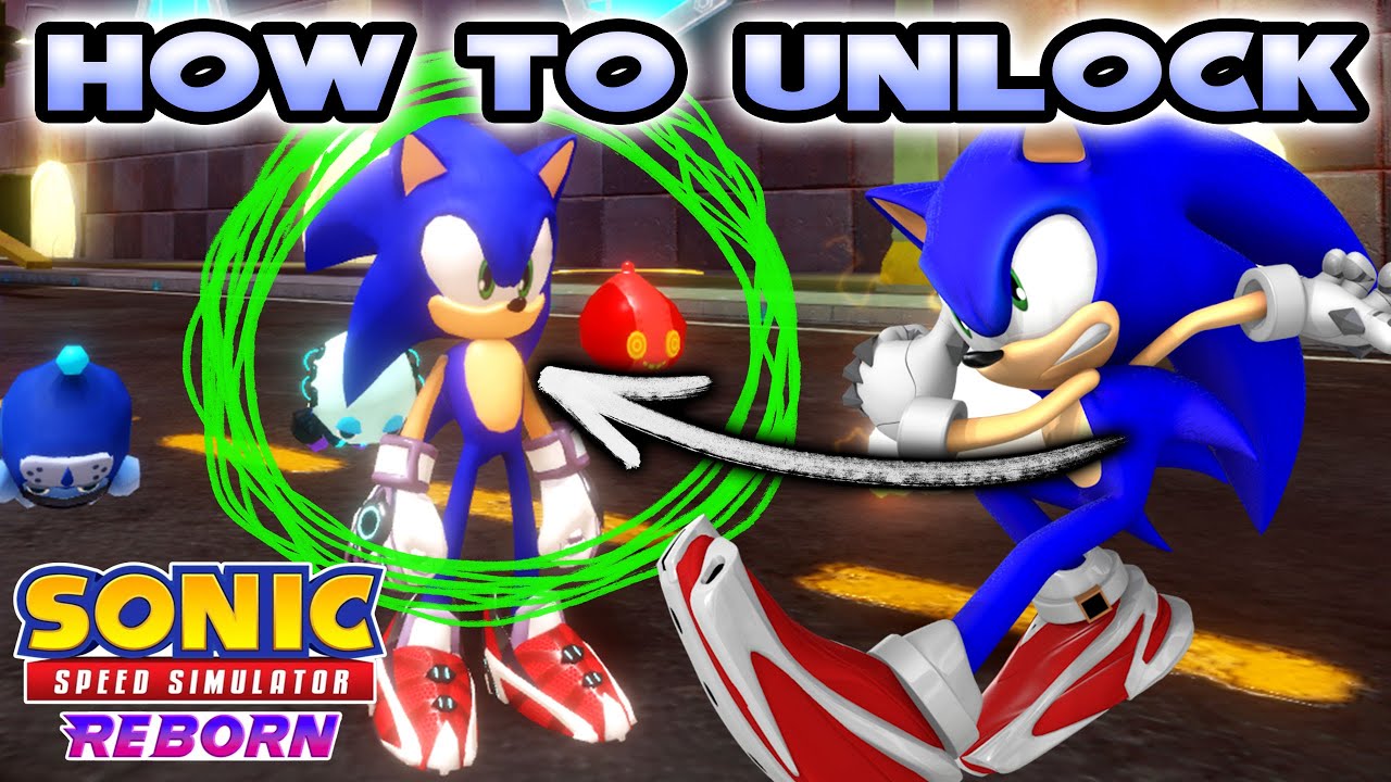 Sonic LEVELS UP in Sonic Speed Simulator (ROBLOX) 🔵💨 
