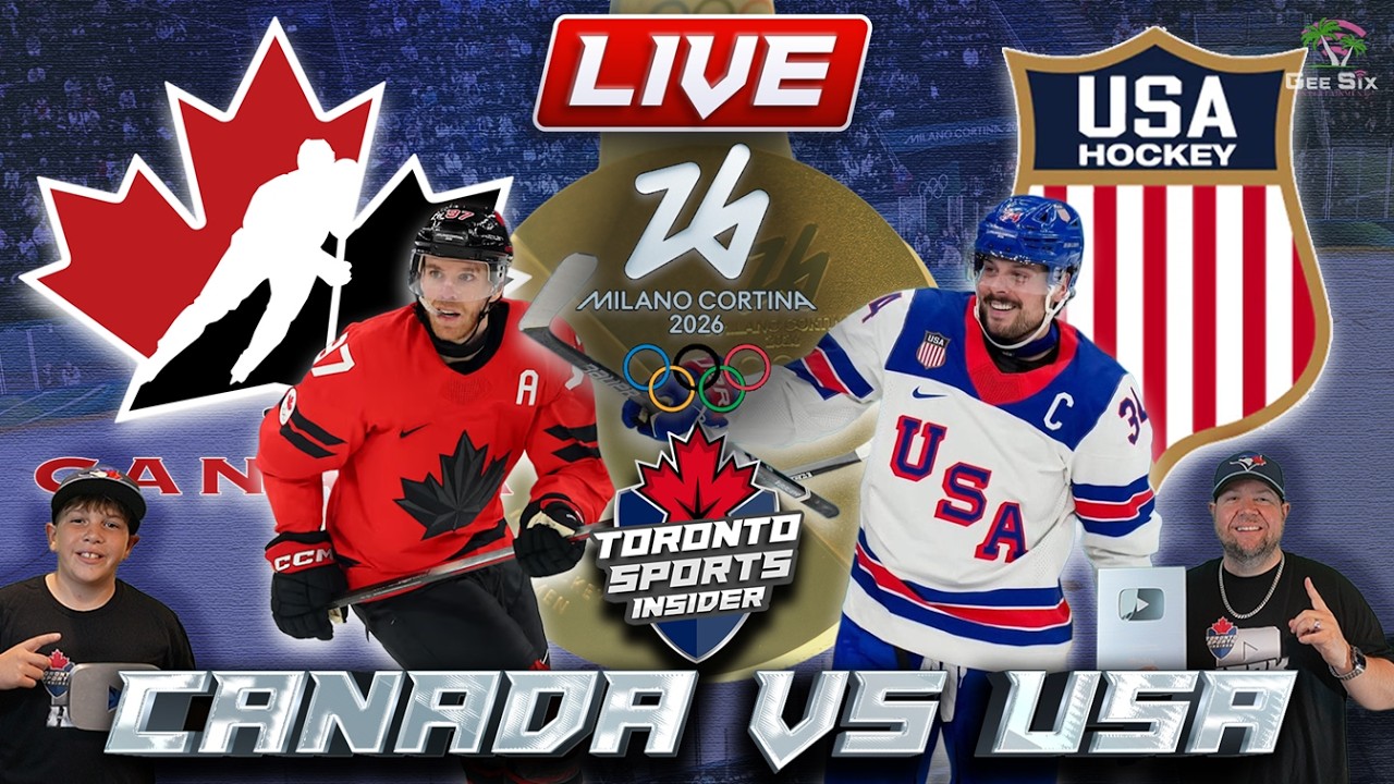 Canada vs USA Men's Hockey Gold Medal LIVE 🔴 | 2026 Olympics LIVE Stream Reaction & Play By Play