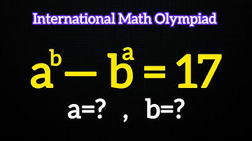 Japanese l Can you solve this? l Nice Algebra Problem l International Math Olympiad l Find a,b=?