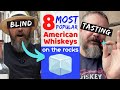 BLIND Tasting the 8 MOST POPULAR American Whiskeys - ON THE ROCKS (with ice)