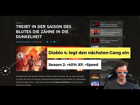 Diablo 4 legt mit Season 2 den nächsten Gang ein (+40%XP, +Speed)  @4Fansites