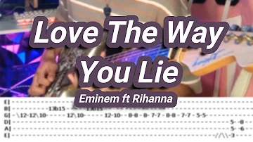 Love The Way You Lie |©Eminem ft Rihanna |【Guitar Cover】with TABS