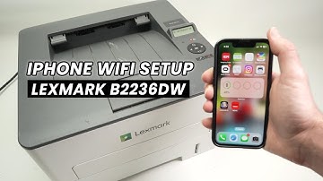 How to Wifi Setup Lexmark B2236dw With Your iPhone (Also Works With Android)