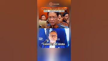 PURBAYA RESPON ZULHAS SOAL ANGGARAN MBG